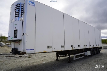 Krone curtain-side trailer with full side opening