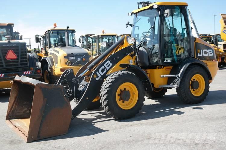 Brukte JCB 409 lasting og graving til salgs
