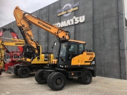 Hyundai HW140, Escavatori gommati, Costruzioni