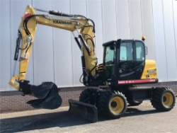 Yanmar B110W WIELKRAAN, Wheeled excavators, Construction