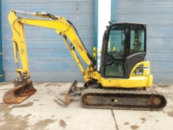Komatsu PC55MR-5, Escavatori compatti, Costruzioni
