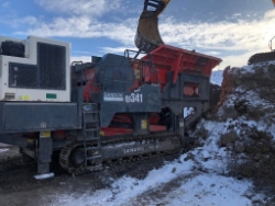 Sandvik QJ 341, Concasseur mobile, Travaux Publics
