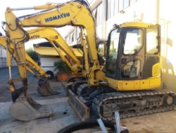 Komatsu PC88MR-8, Escavatori compatti, Costruzioni