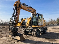 Liebherr A918 Compact, Mobilbagger, Baumaschinen