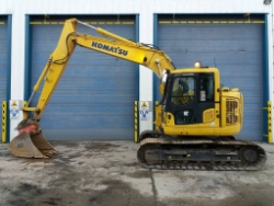 Komatsu PC138US-11, Escavatori cingolati, Costruzioni