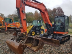 Kubota KX 080-4, Escavatori compatti, Costruzioni