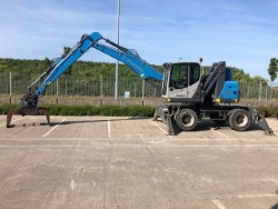 Terex Fuchs MHL 250 waste handler, Station de triage, Travaux Publics