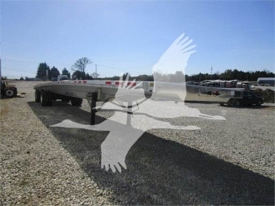 Wabash (QTY 25) 53X102 524 ALUMINUM FLAT W/ REAR AXLE SLI