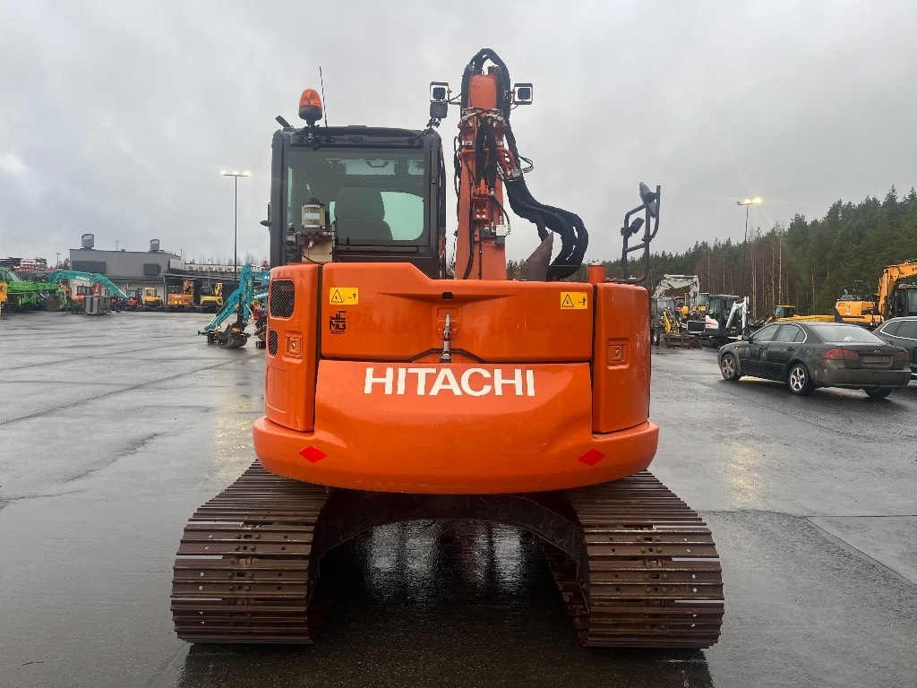 Hitachi ZX 85 / Engcon, 3 kauhaa, Rasvari - Mini excavators 7t