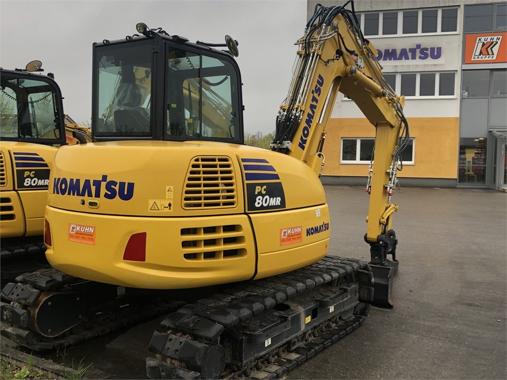 Komatsu PC 80 MR-5 - Midi excavators - Construction Equipment - Komatsu ...