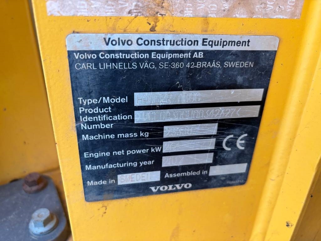 2017 Volvo A30G-44435637