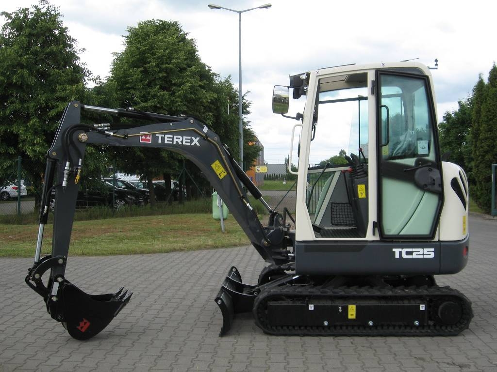 Used Terex TC25 mini excavators