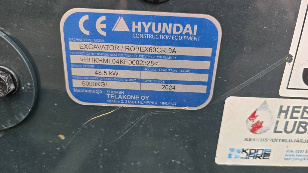 2024 Hyundai Robex 60 CR-9 A