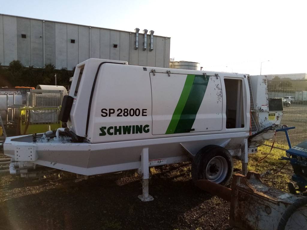 Schwing SP 2800 E, Concrete pump trucks, Construction
