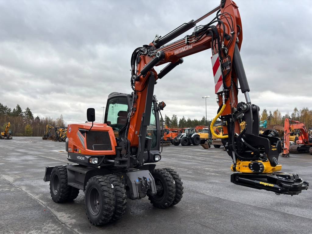 シニョーリ Hitachi ZX 95 W-7 - Wheeled excavators | Rinta-Jouppi Machine