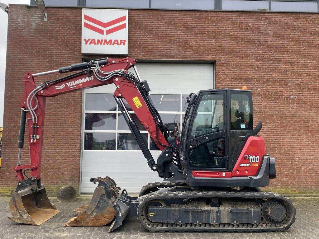 Yanmar SV100, Crawler Excavators, Construction Equipment