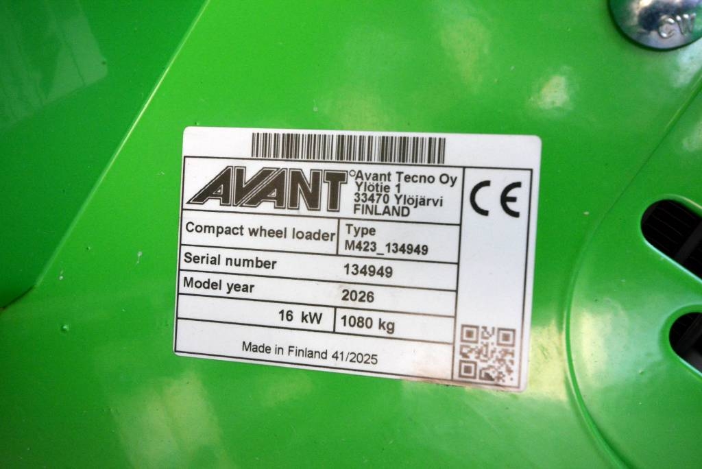 Avant 423 - Mini-Radlader - Baumaschinen - Brielmaier Baumaschinen