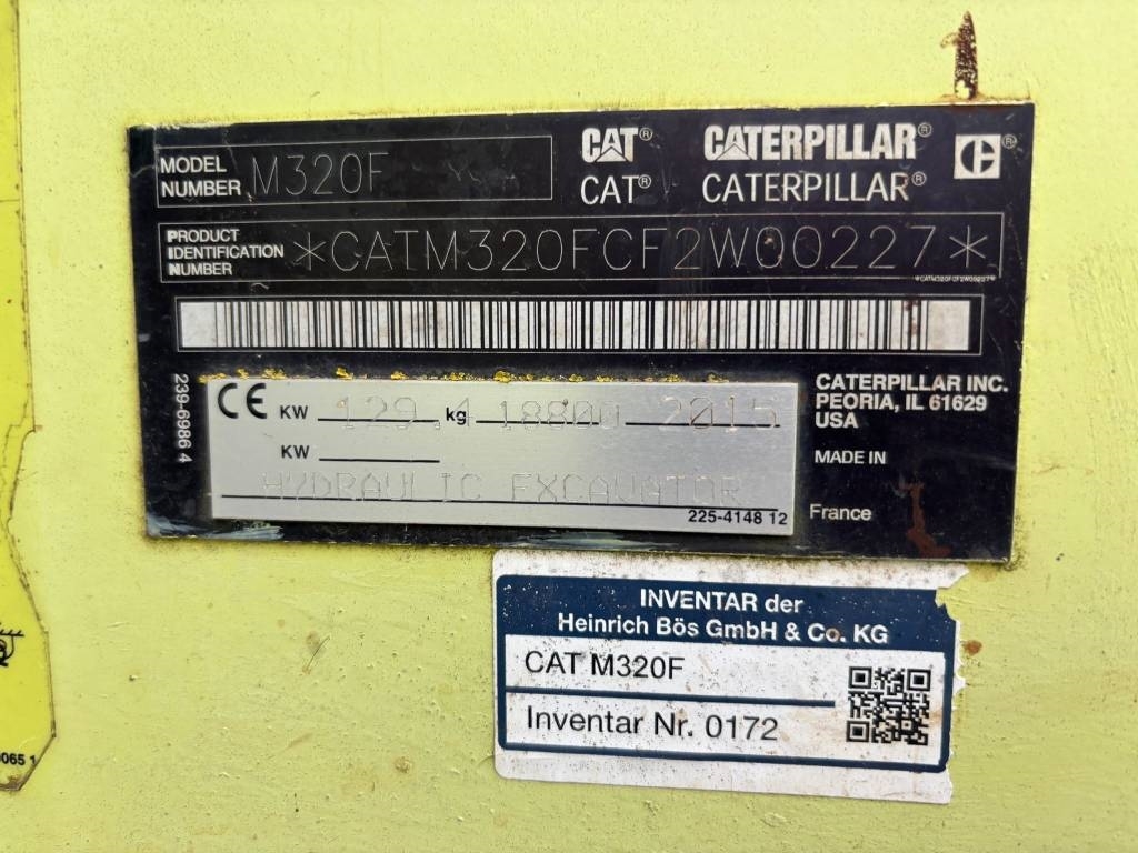 CAT M 320 F (Under Preparation)