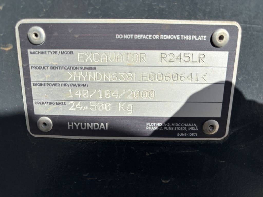 Hyundai R 245 LR (New / Non CE Certified)
