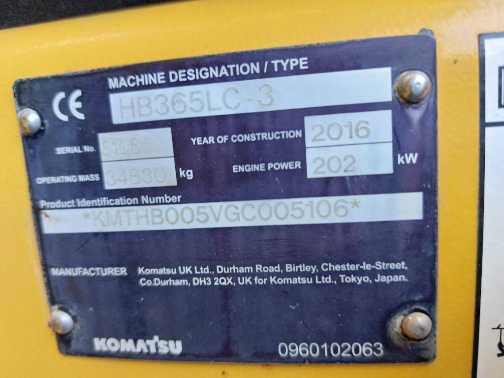 Komatsu HB365LC-3