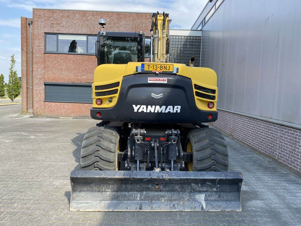 Yanmar B110W, Wheeled Excavators, Construction Equipment