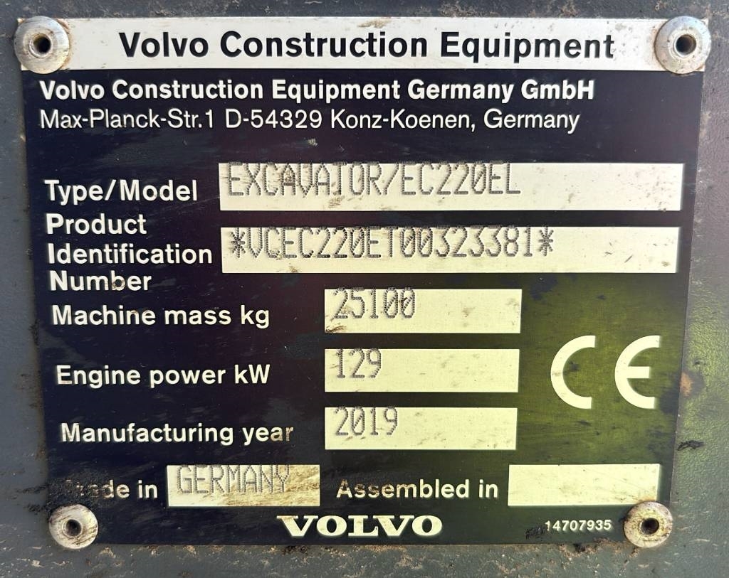 Volvo EC 220 EL (new undercarriage)