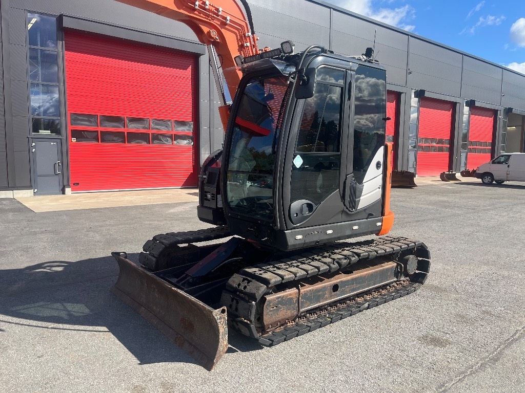 Hitachi ZX 85 US / Engcon, Pihdit, Rasvari, Kauha - Mini
