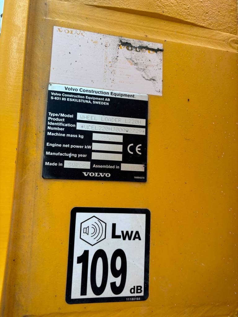 Volvo L 220 H (CDC+ Co pilot)
