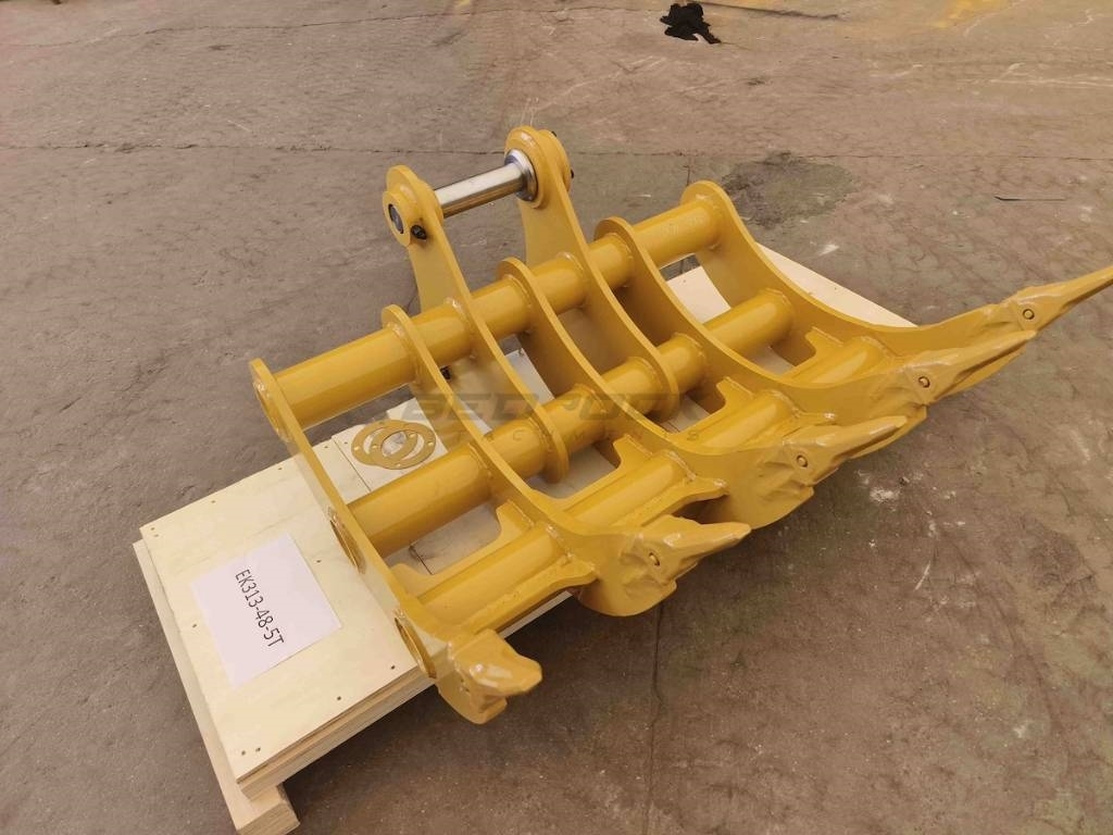 CAT 48in Excavator Rake fits CAT 313, 65mm Pins