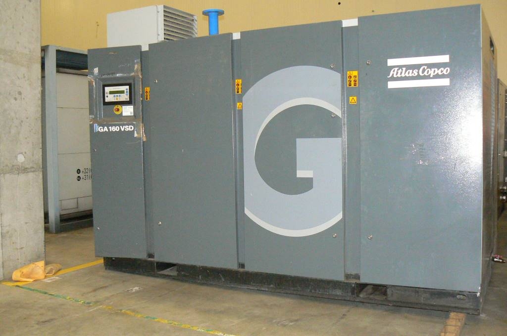 Atlas Copco GA 160 VSD FF Compressors Industrial Atlas Copco
