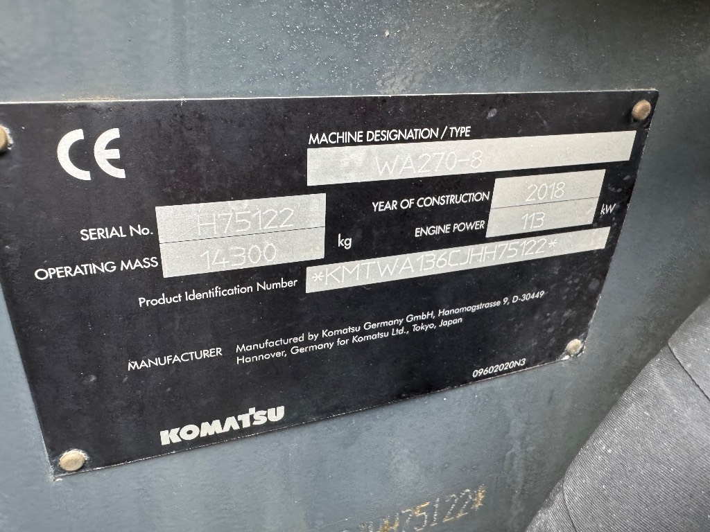 Komatsu WA 270-8 – bilde 7