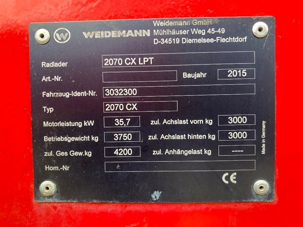 [Other] Weidermann 2070 CX