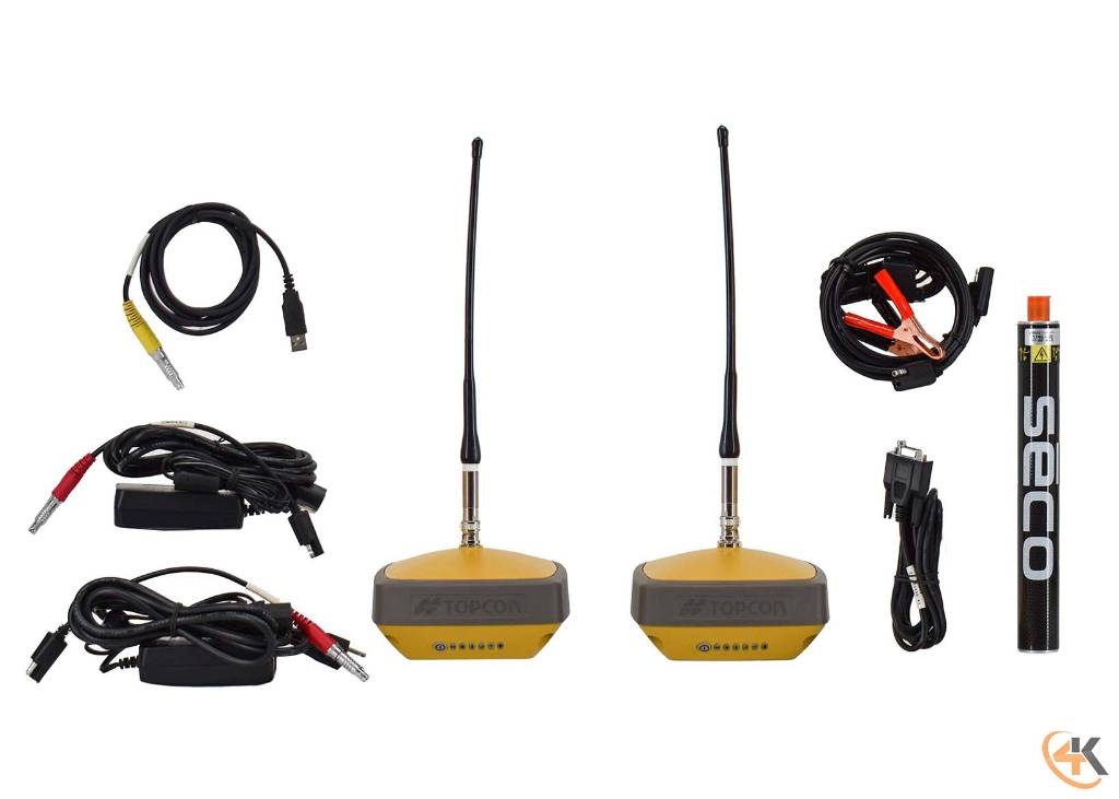 Topcon Dual Hiper VR UHF II Base/Rover GPS Receiver Kit