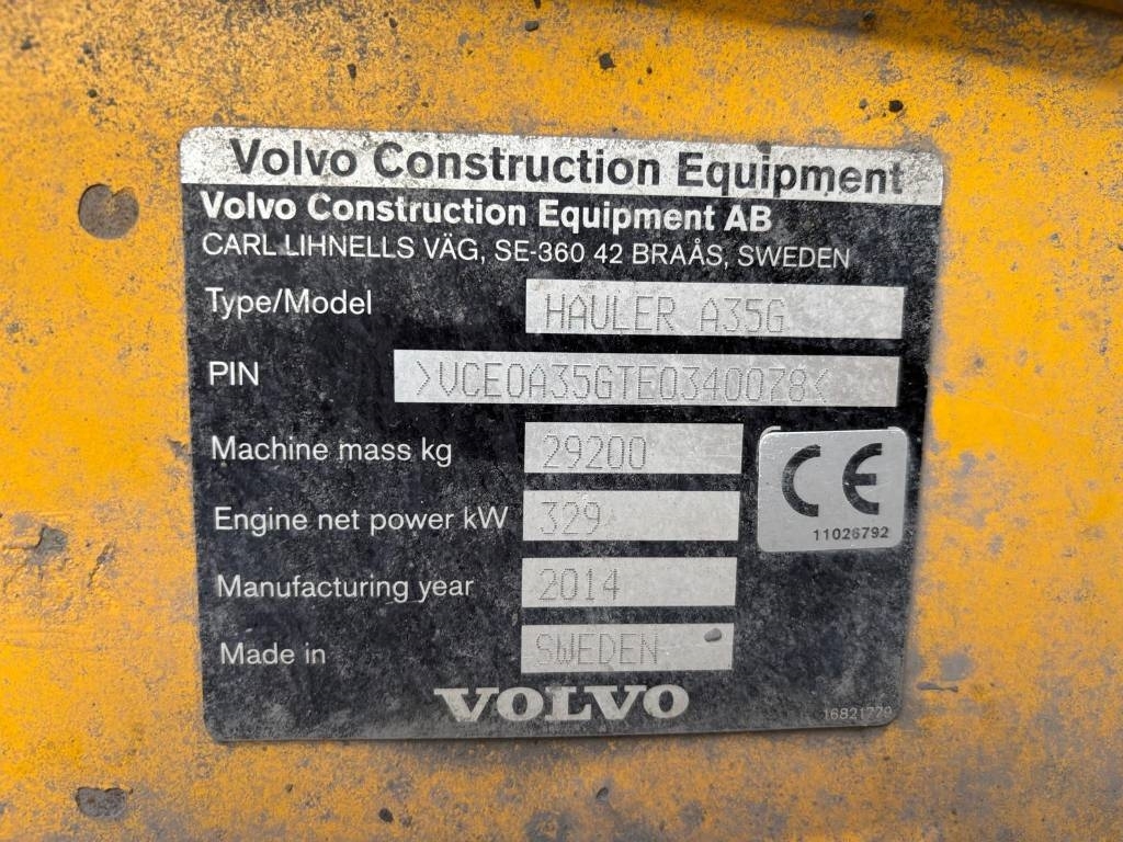 Volvo A 35 G (Under Preparation)