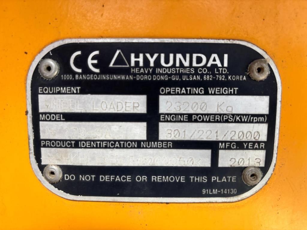Hyundai HL 770-9 A