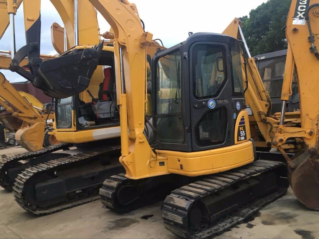 Used Komatsu PC55MR (Used mini excavator for sale) mini excavators