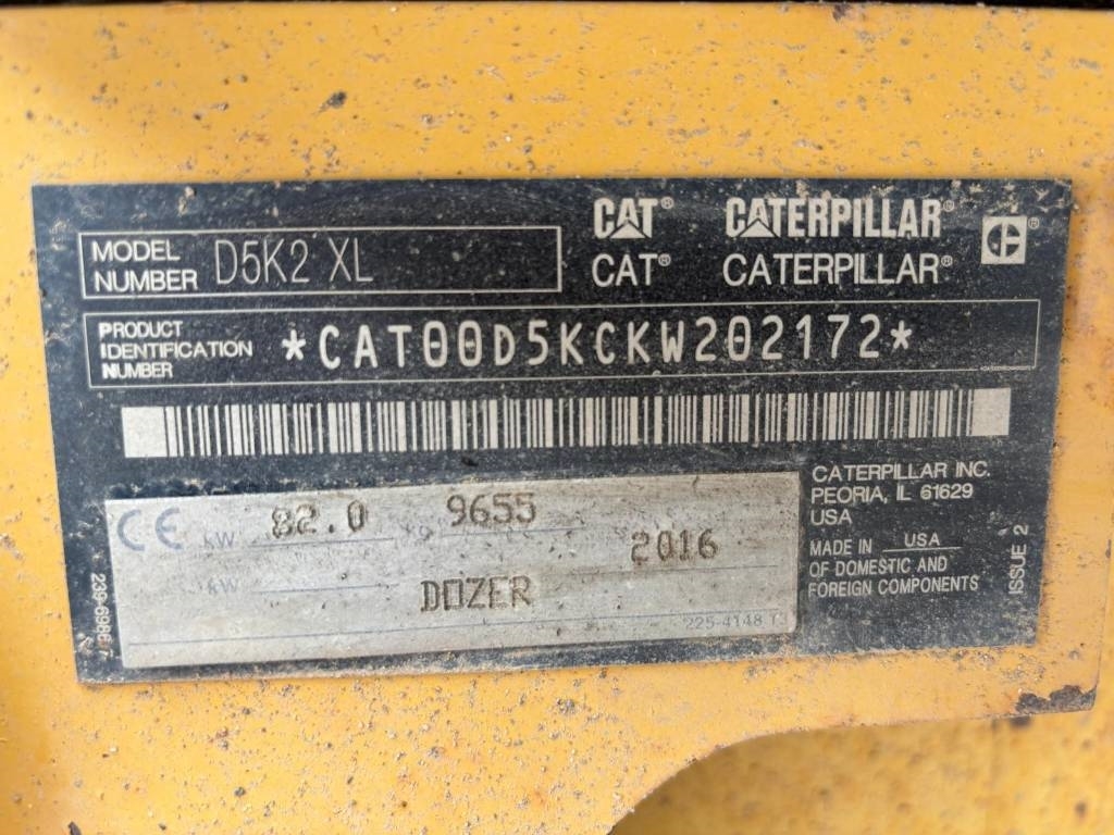 CAT D 5 K 2 XL (Low Verified Hours)