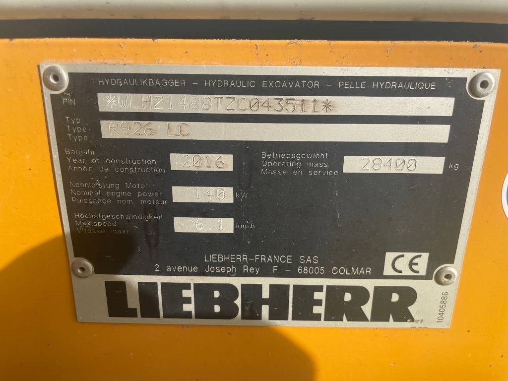Liebherr R 926 LC