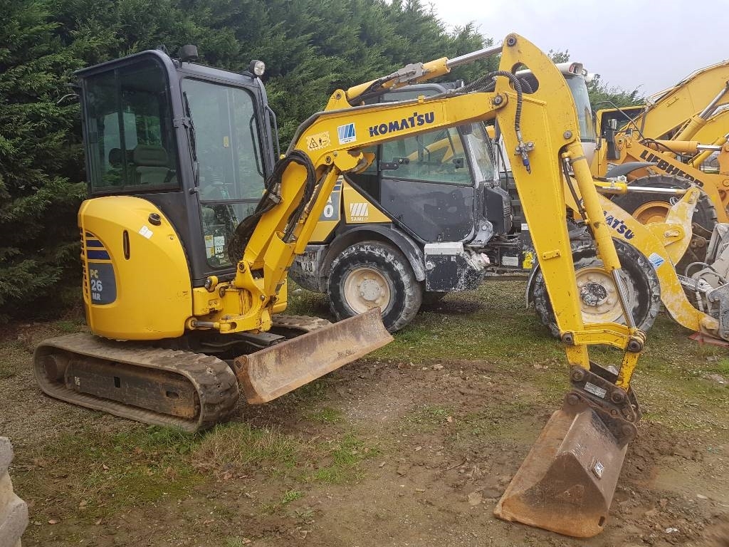 Komatsu PC26MR-3, Minibagger, Baumaschinen