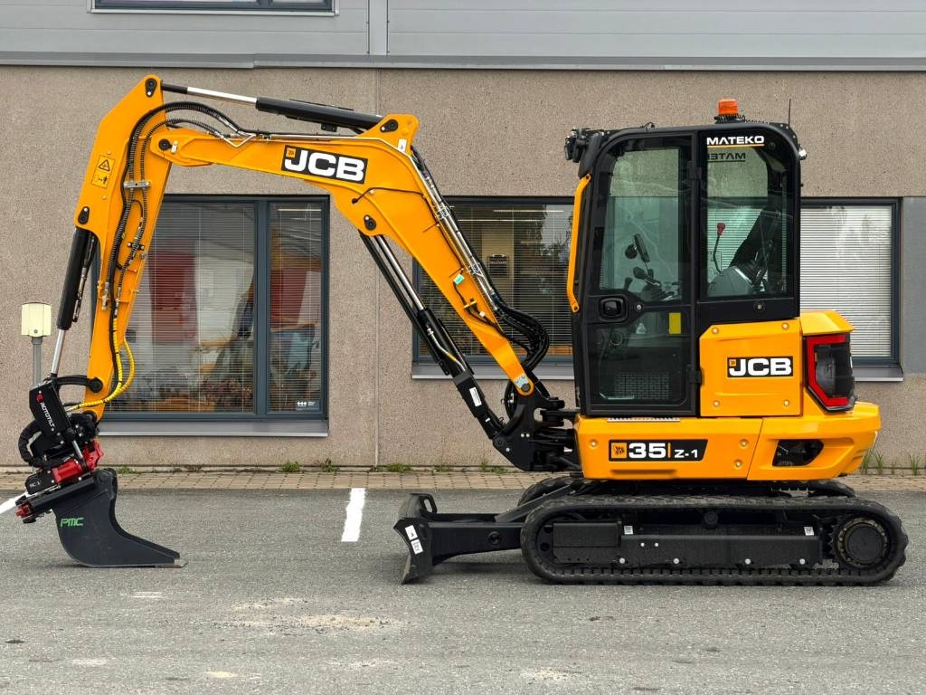 JCB 35 Z-1 / Rototilt + kahvat / Ilmastointi / LED /