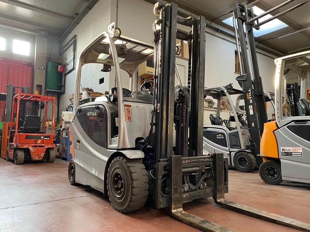 Electric forklift used