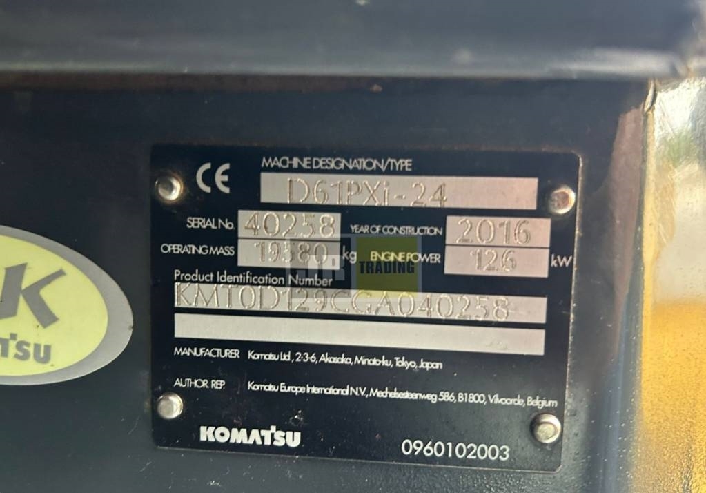 Komatsu D 61 PXI-24 (Topcon intelligent system)