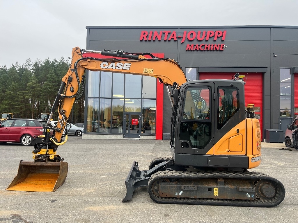 CASE CX 85 D SR / Engcon, 3 kauhaa, Rasvari - Mini