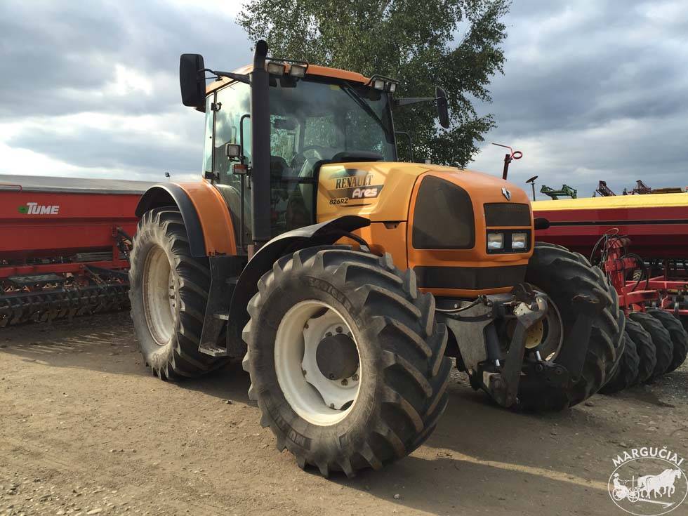 Used Renault Ares 826 RZ, 175 AG tractors Year 2005 Price