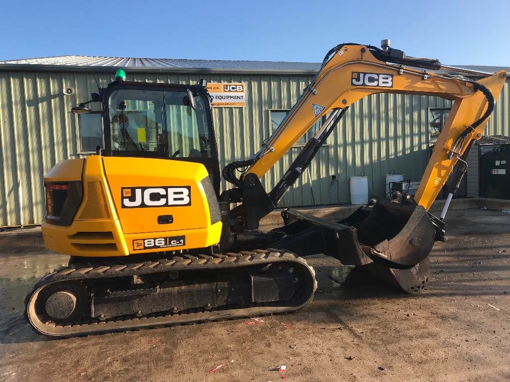JCB 86C1 Midi excavators 7t 12t Construction Gunn JCB