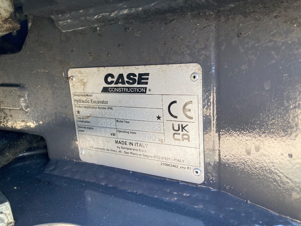 CASE CX 19 D