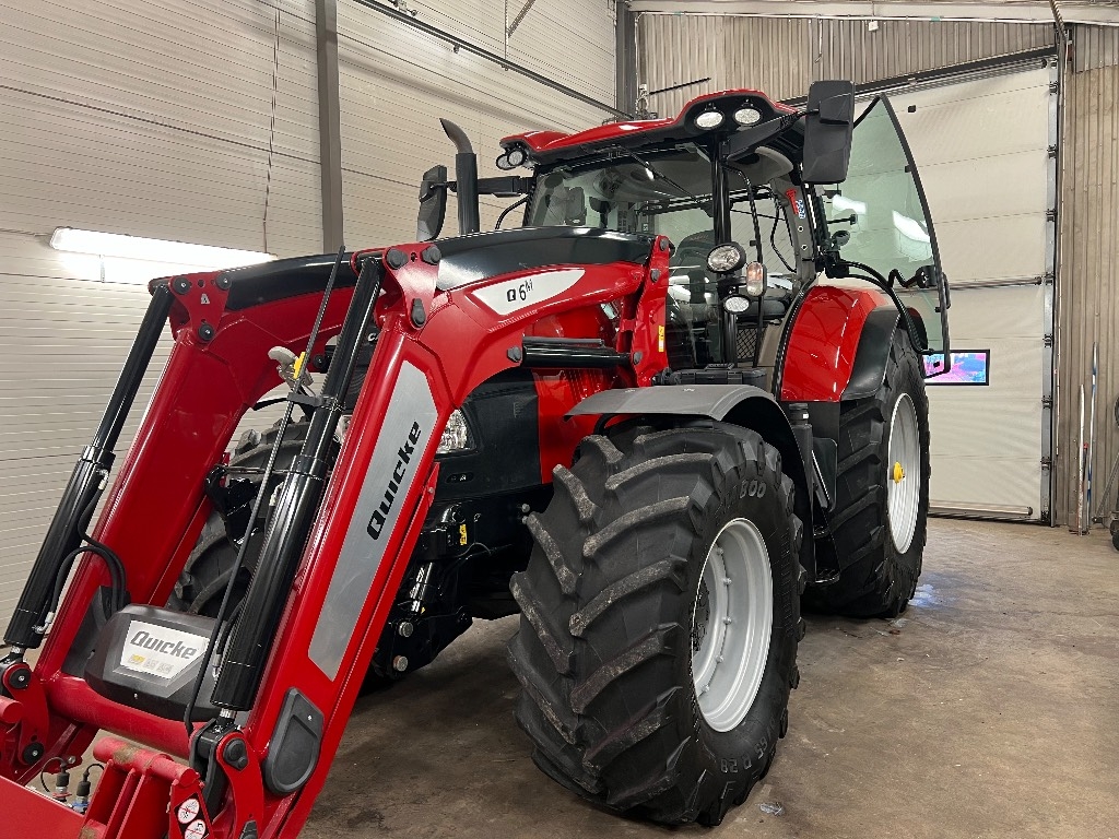 Case IH Puma 175 CVX, Quicke Q6M, GPS/RTK Traktorer Lantbruk