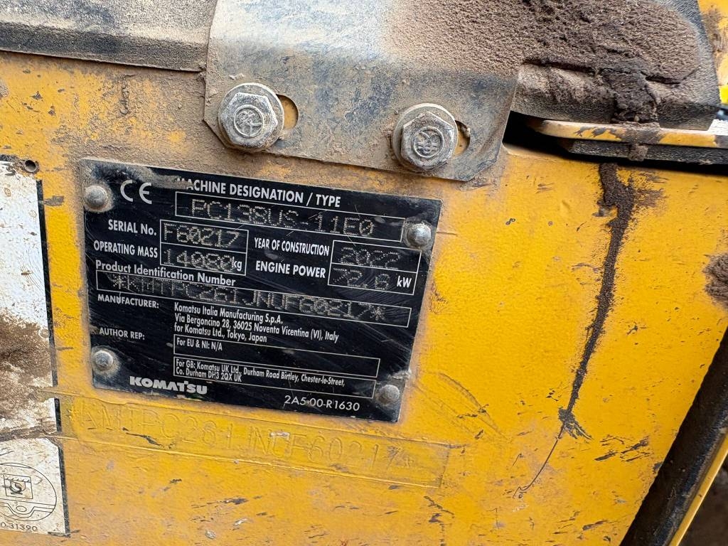 Komatsu PC138US-11