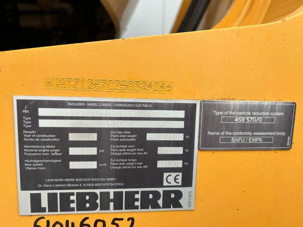 Liebherr L 550 (Comes with High-tip - Mit Hochkipper)