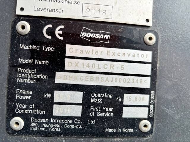 doosan-dx-140-myyty-sold,de499c5e